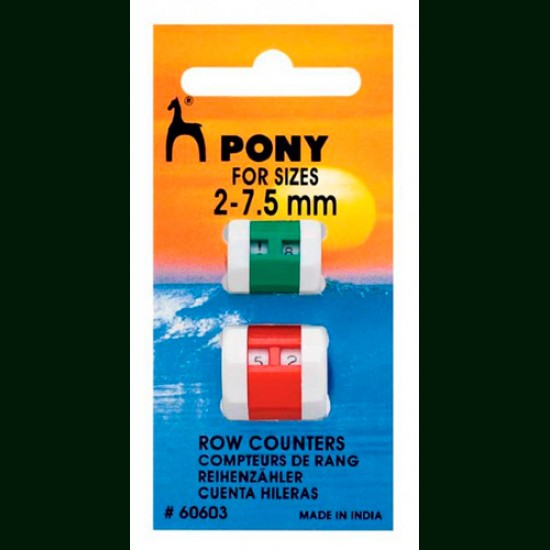 Счетчики рядов Pony (Индия) 60603