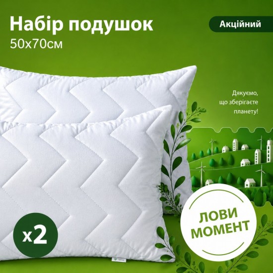 Набор подушек акционный 2 шт, р-р 50х70 см