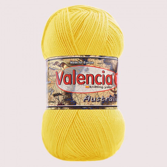 Пряжа шерсть с шелком Valencia Australia 106