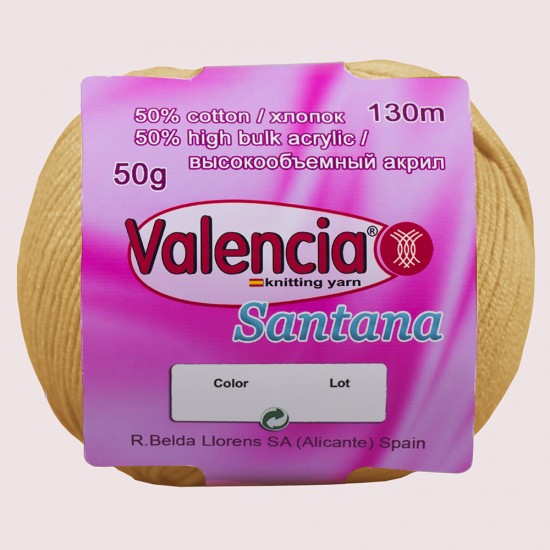 Демисезонная пряжа с хлопком Valencia Santana 143