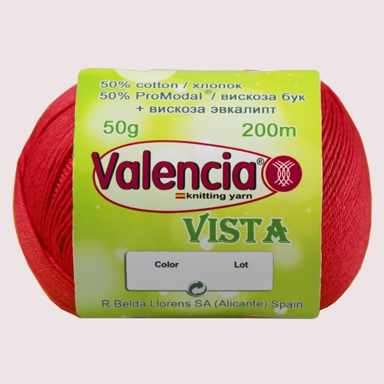 Мерсеризованный хлопок с вискозой Valencia Vista 661